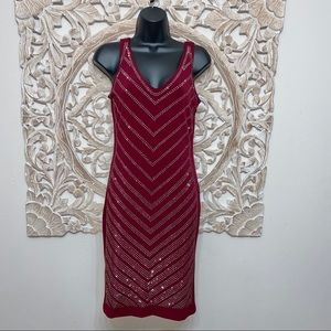 🔴 2/$25 S|A|L|E Carmen Marc Valvo | Chevron Dress